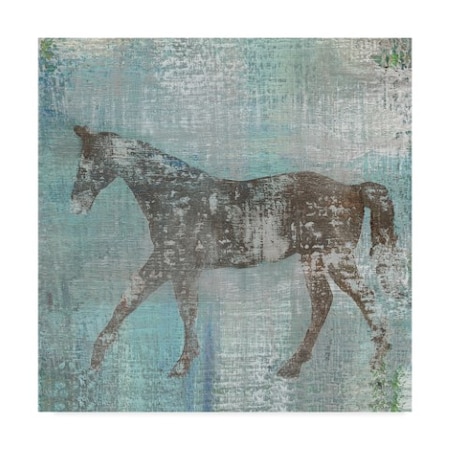 Studio Mousseau 'Cheval I Flipped Brown' Canvas Art,35x35